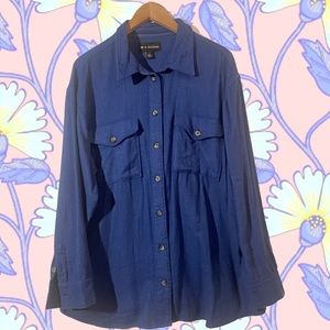 BP + WILD FANG blue flannel